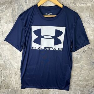 Under Armour Blue Short Sleeve Tee Performance Shirt‎ Sz Large